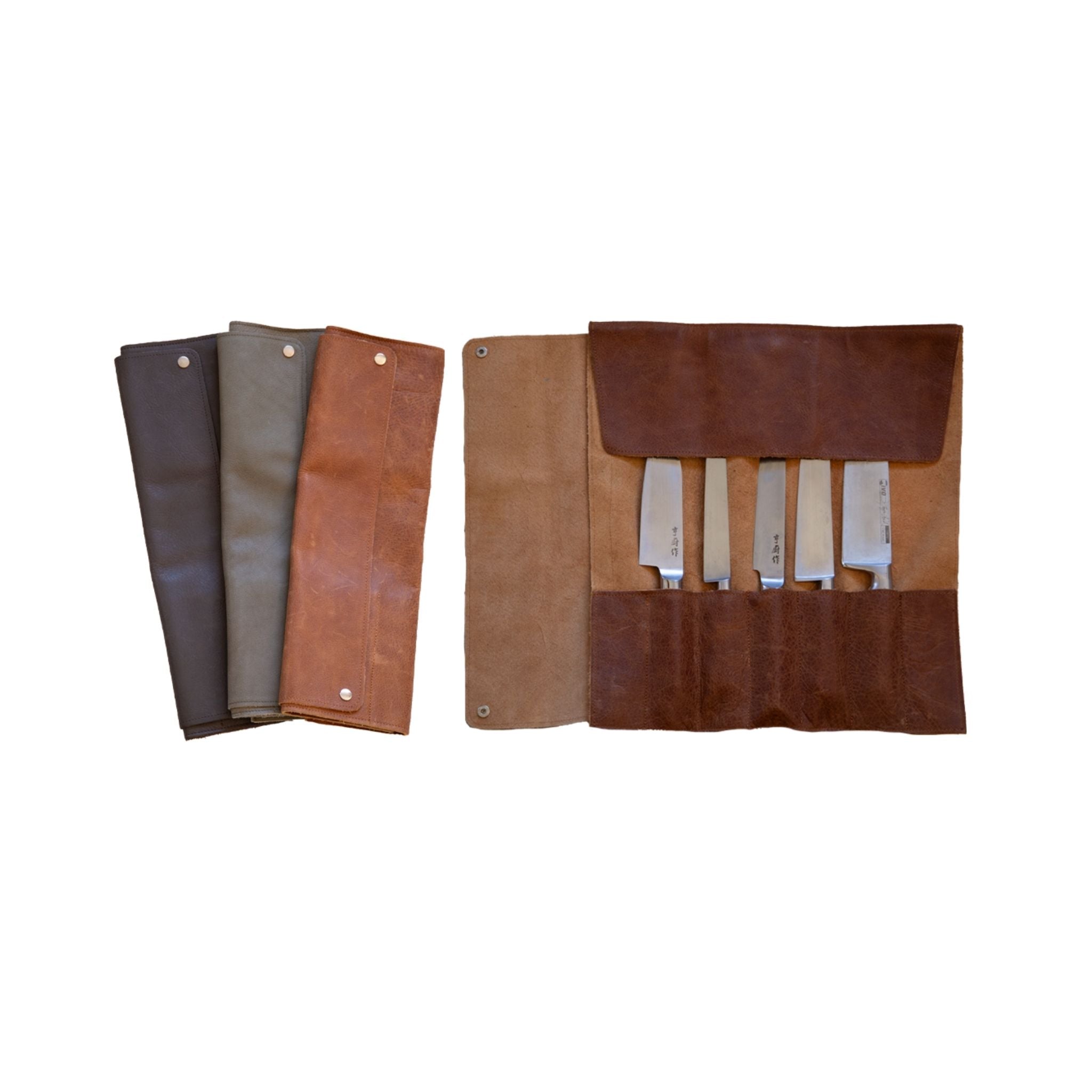 7 Knife Case - Soft Olive